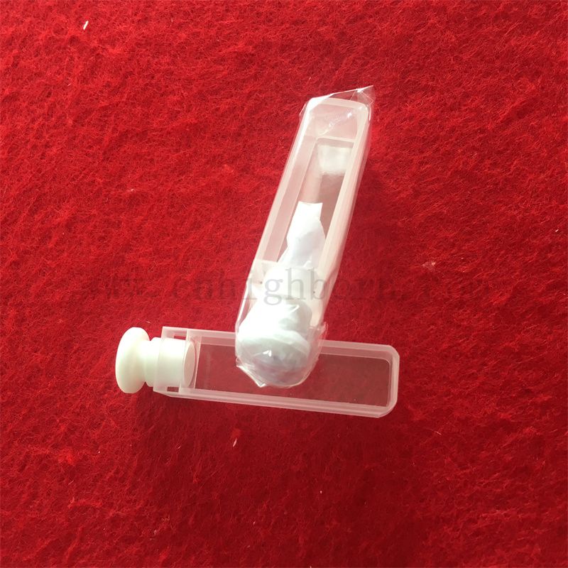 Q114 Cellule standard 2 côtés Transparent ouverture carrée laboratoire UV 10 mm Longueur de chemin Longueur Optical Glass Cuvette