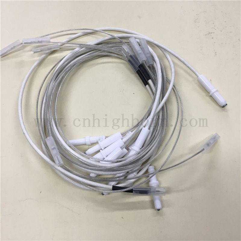 Longueur de fil personnalisé Alumine Bougie d'allumage AL2O3 Céramique Gas de poêle