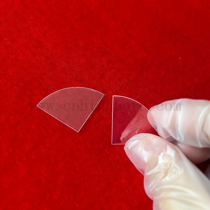 Fenêtre UV de silice fusionnée transparente Plaque en verre de quartz
