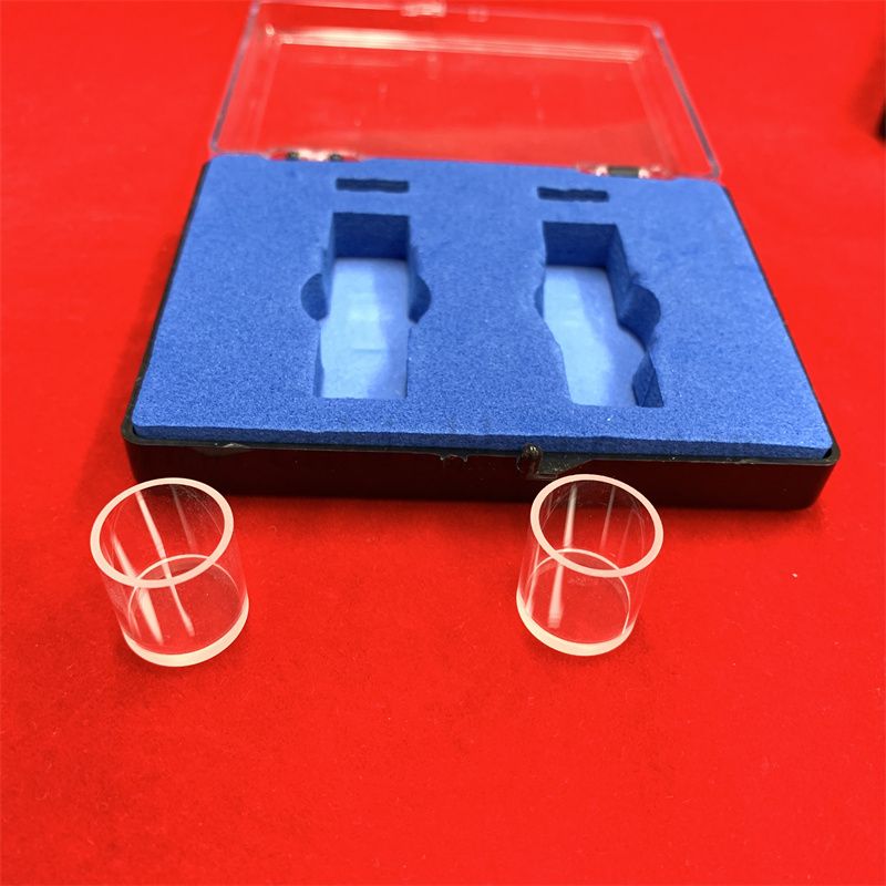 Spectrophotomètre de laboratoire Ultraviolet Transmittance Optical Flow Cell Quartz Glass Cuvette pour analyseur chimique