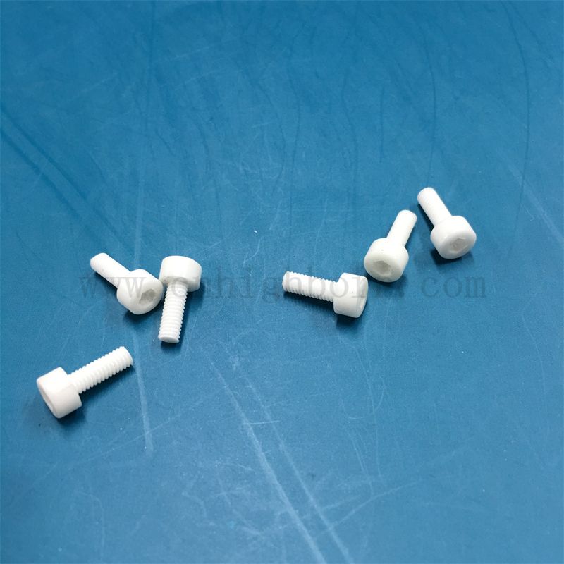 Zircone Vis en céramique Écrou en céramique ZRO2 Boulon en céramique