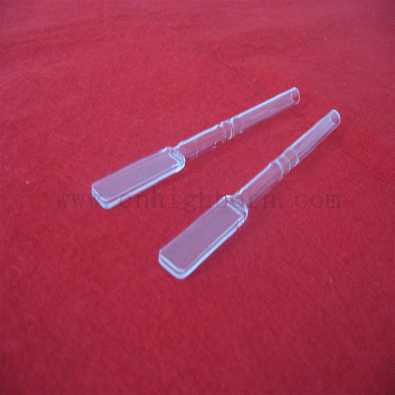 Clemper à quartz transparent Clean UV Spectrophotomètre visible micro-quartz cuvette Micro Quartz