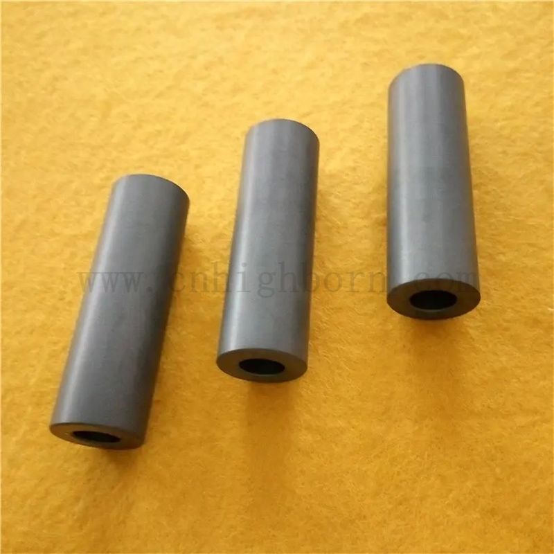 Résistance à la corrosion SIC Pipe de silicium Carbure de carbure de manche en céramique pour l'industrie