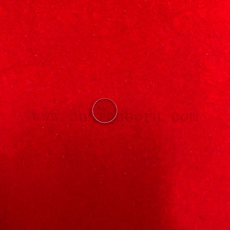 Fenêtre de visualisation en verre de quartz optique à haute température à haute température