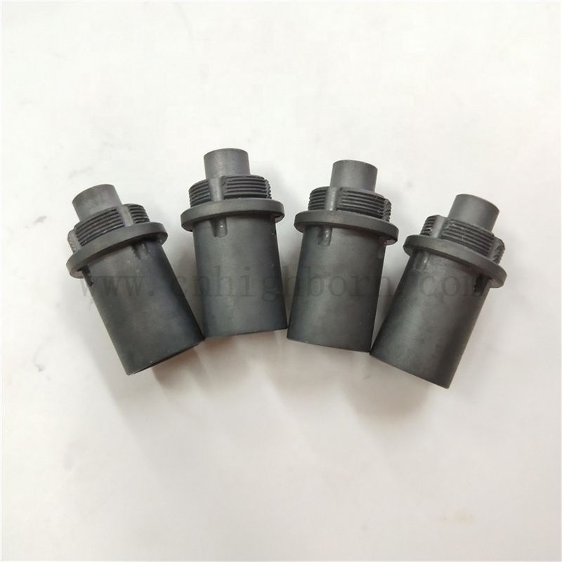 Résistance à haute température Silicon Carbide Sic Ceramic Merting Crucible 