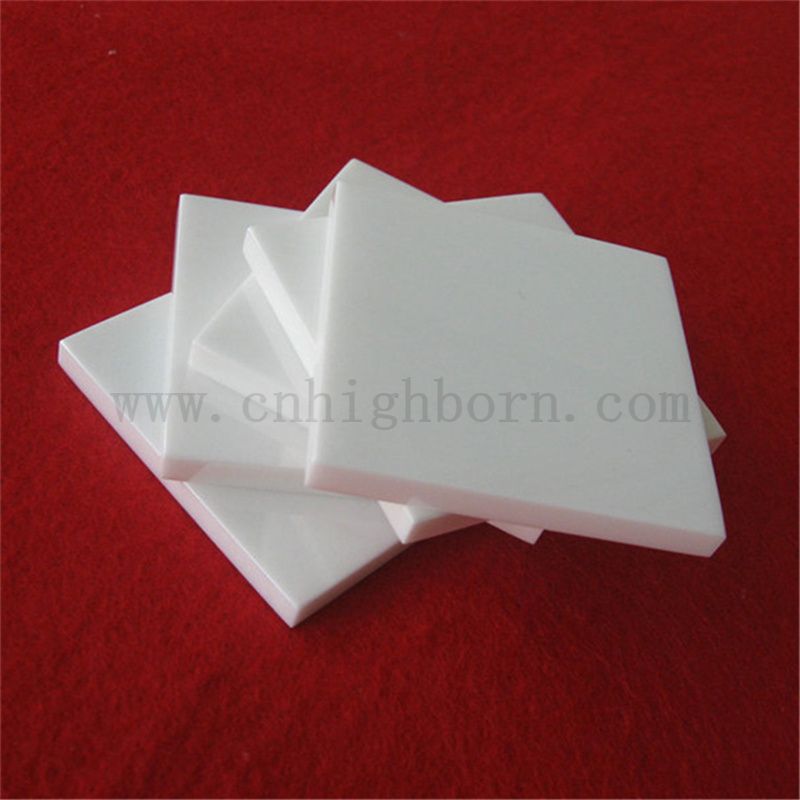 Couleur blanc poli en surface yttria stabiliser la plaque en céramique zircone stabilisée Zirconia