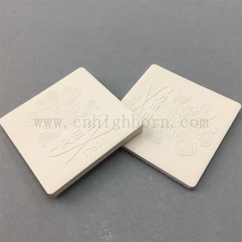 Féditeur de géomatique de gypse de gypse de logo personnalisée Plaque de diffuseur d'huile essentielle