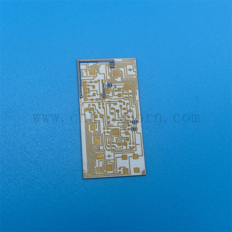 Plaque de circuit électrique de film épais en céramique d'alumine personnalisée