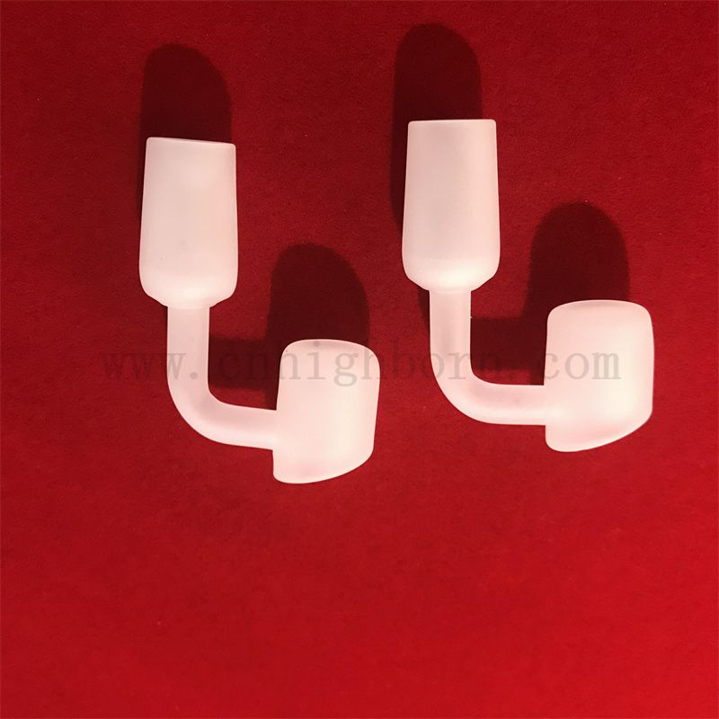 Résistance à la chaleur inférieur plat opaque milancier banger quartz blanc