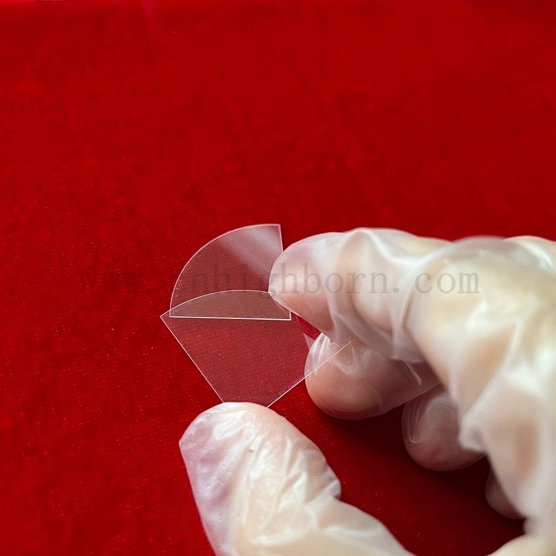 Fenêtre UV de silice fusionnée transparente Plaque en verre de quartz