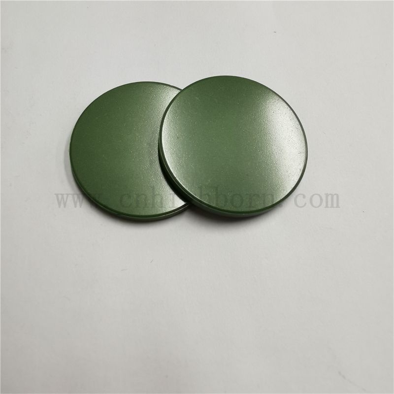 Disque céramique stabilisé zircone ZRO2 stabilisé en yttrium vert personnalisé