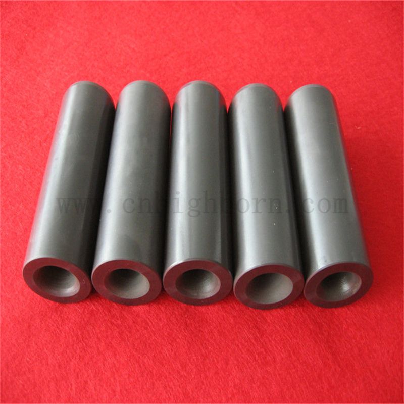 Bulle de carbure de bore gris foncé personnalisé tube en céramique B4C pour le sable
