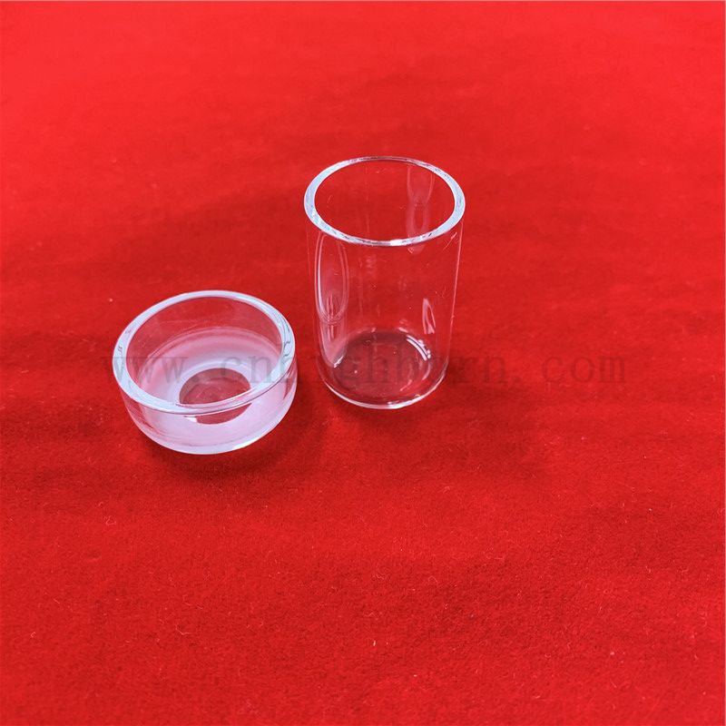 Résistance à la chaleur claire en verre de verre labuctible avec capuchon