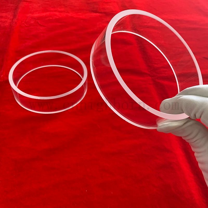 Bride de base d'isolation en verre de silice à fusion à fusion pour l'industrie 