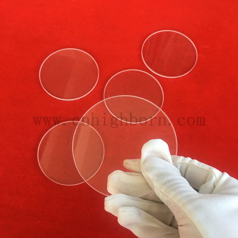 Disque de quartz d'observation rond