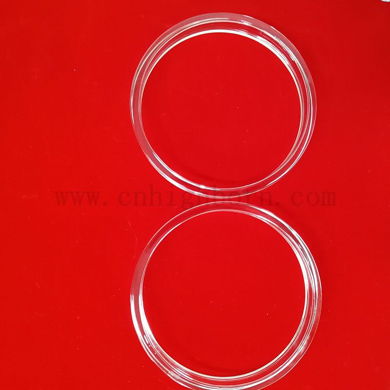 Produisez spécialement le tube de joint en verre de quartz avec bride de silice fusionnée 