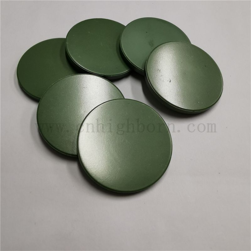 Disque céramique stabilisé zircone ZRO2 stabilisé en yttrium vert personnalisé