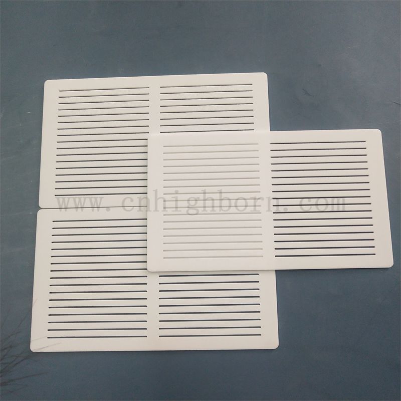 Feuille de céramique en verre machinable de haute précision personnalisée pour isolation sous vide