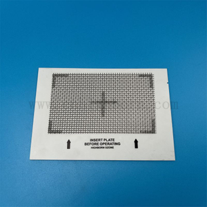 Plaque d'ozone en céramique de maille métallique d'acier inoxydable pour l'utilisation de machines d'ozone