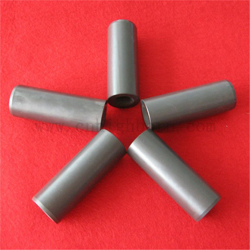 Bulle de carbure de bore gris foncé personnalisé tube en céramique B4C pour le sable