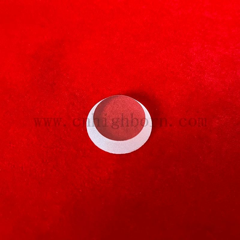 Lentilles rondes en verre de quartz