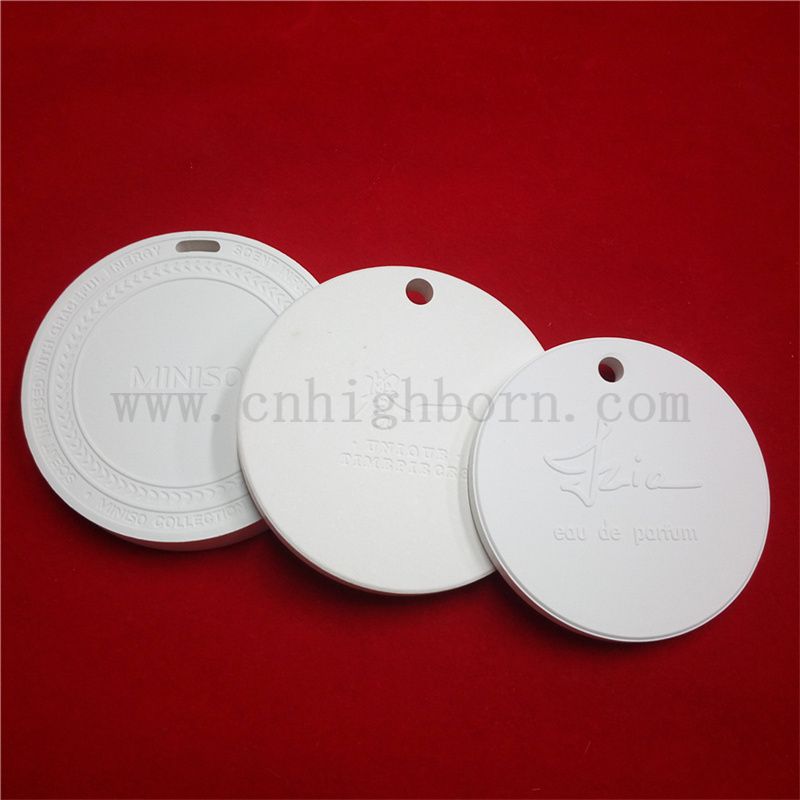 Disque de parfum d'huile essentielle d'arôme de logo à face monomodique personnalisée
