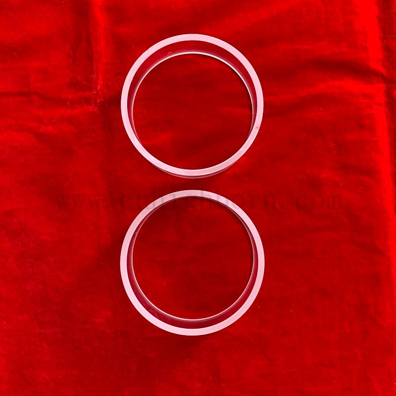 Bride de base d'isolation en verre de silice à fusion à fusion pour l'industrie 