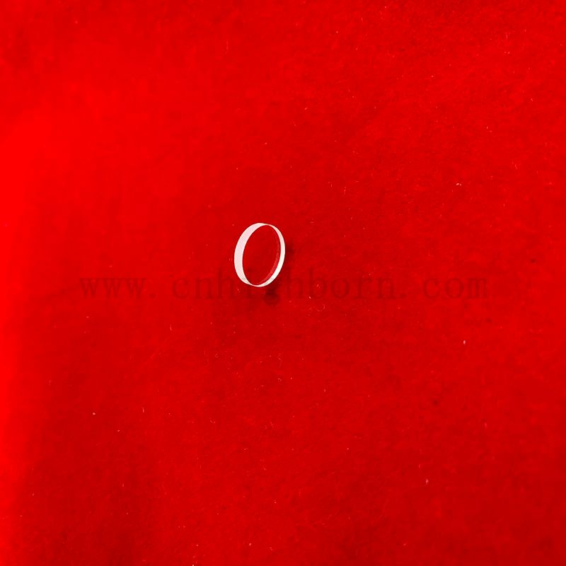 Fenêtre de visualisation en verre de quartz optique à haute température à haute température