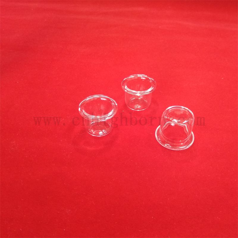 Test de laboratoire Creucible en verre de résistance à la chaleur claire personnalisée Crible 