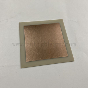 Plaque céramique métallisée en nitrure d'aluminium DBC DPC avec cuivre