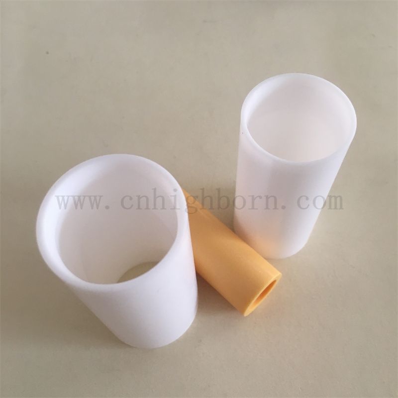 Tubes de zircone MgO personnalisés stabilisées partiellement ZRO2 Pipes en céramique