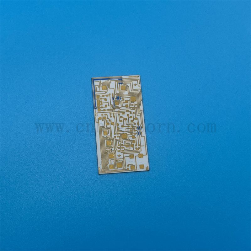 Plaque de circuit électrique de film épais en céramique d'alumine personnalisée