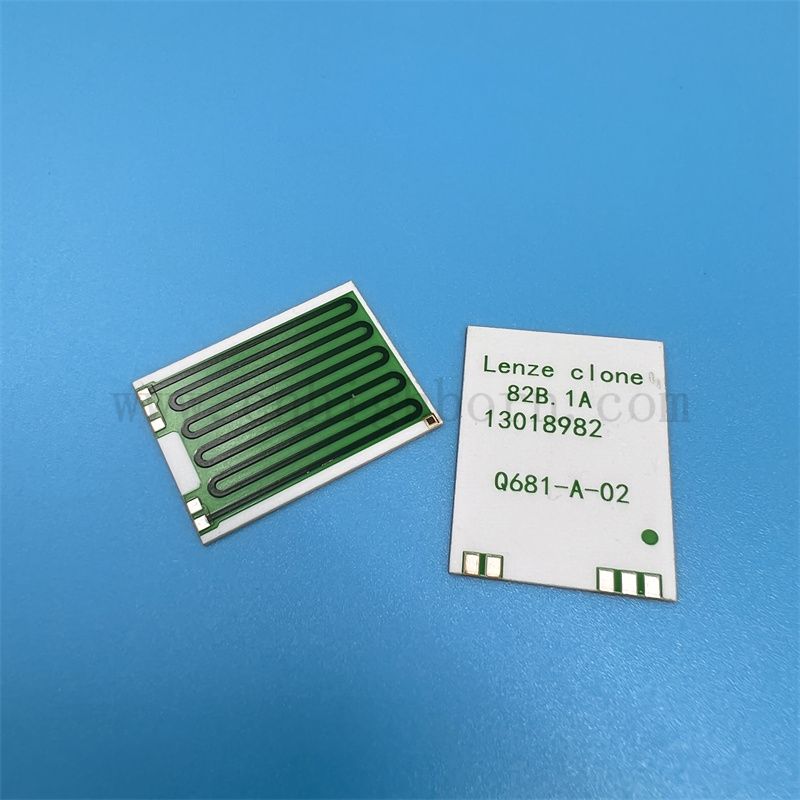 Alumine multicouche personnalisée Alumine intégrée Résistation de composition en céramique Power Power Shot Capteur de film de film Electronic Imprimé