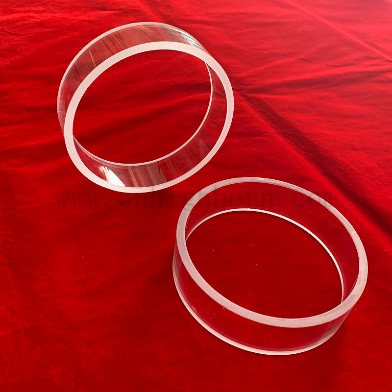 Bride de base d'isolation en verre de silice à fusion à fusion pour l'industrie 