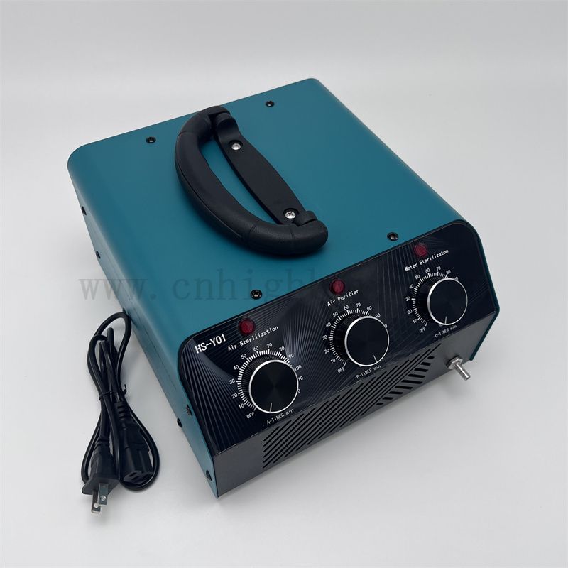 Générateur d'ozone de purificateur d'air portable O3 de haute qualité avec fonction de traitement de l'eau