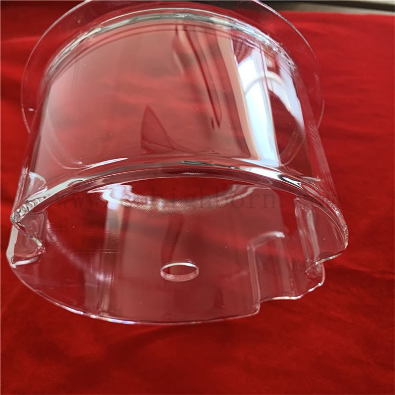 Instrument en verre de quartz à la chaleur à la chaleur en laboratoire personnalisée pour l'industrie chimique