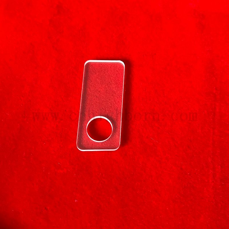 Plaque de verre en verre transparent Plate de silice de broyage de silice