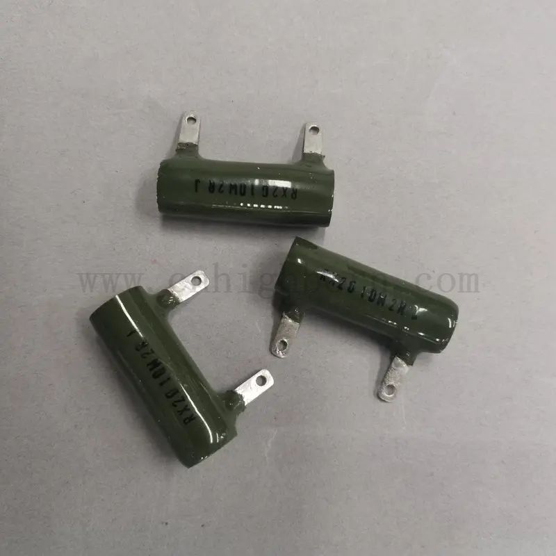 RX20 10W Résistations de précision non inductives Résistance des séries de films épaisses