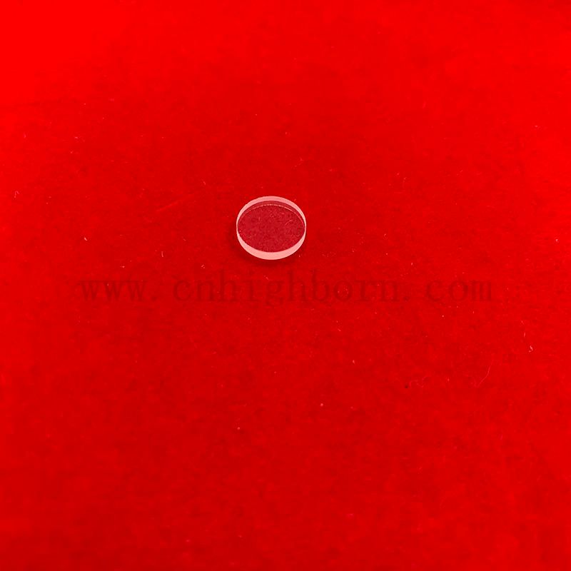 Fenêtre de visualisation en verre de quartz optique à haute température à haute température