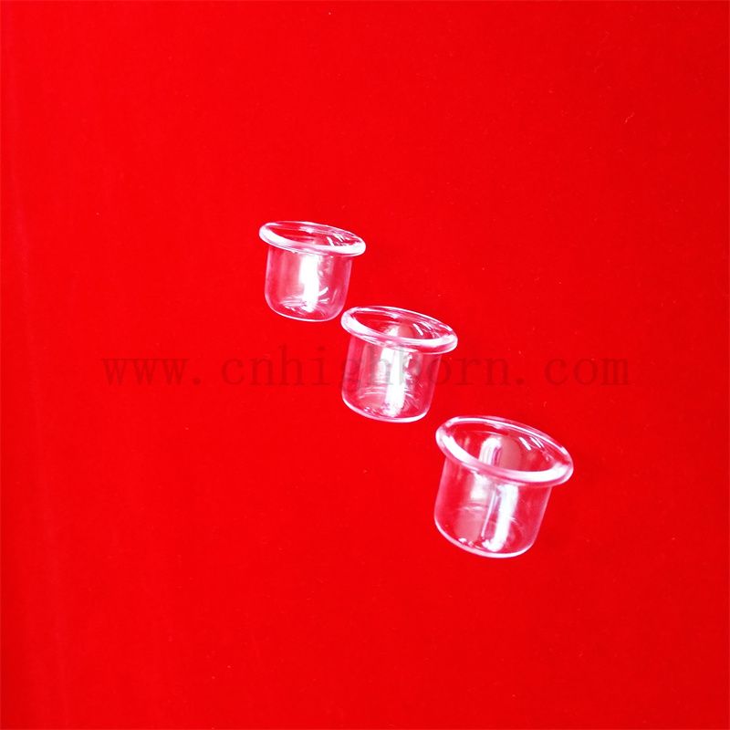 Test de laboratoire Creucible en verre de résistance à la chaleur claire personnalisée Crible 