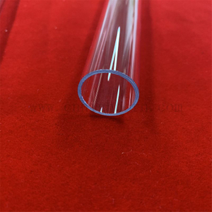 Le fabricant de résistance thermique personnalise le tube en verre de quartz UV-Stop