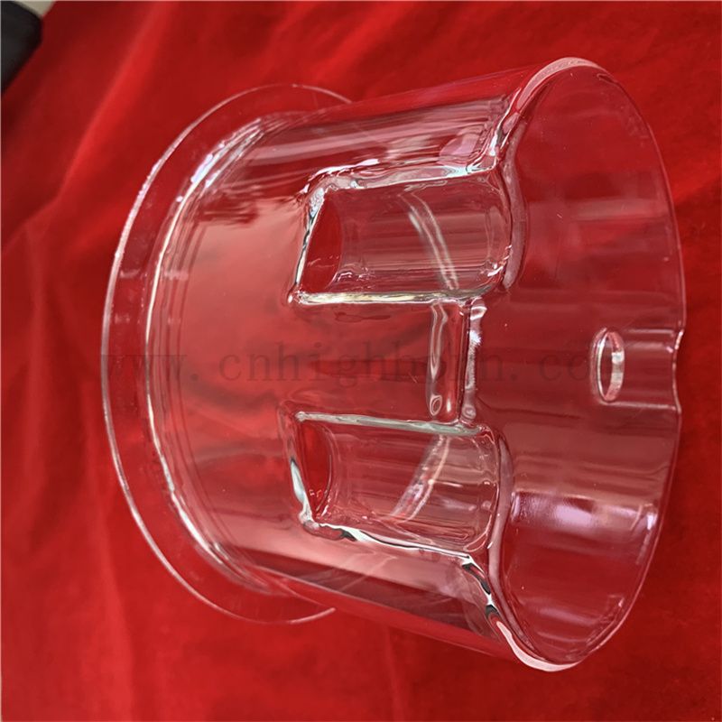 Instrument en verre de quartz à la chaleur à la chaleur en laboratoire personnalisée pour l'industrie chimique