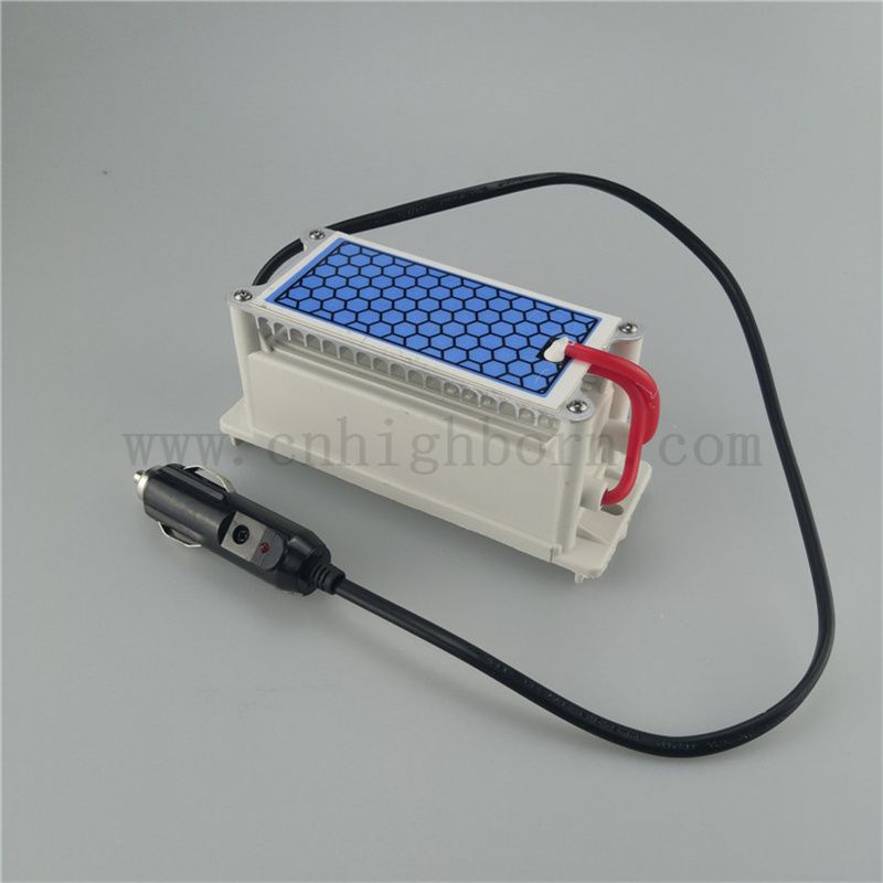  Purification d'air Plate en céramique portable 12V 5G / HR Module de générateur d'ozone Ozonizer