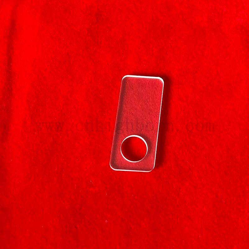 Plaque de verre en verre transparent Plate de silice de broyage de silice