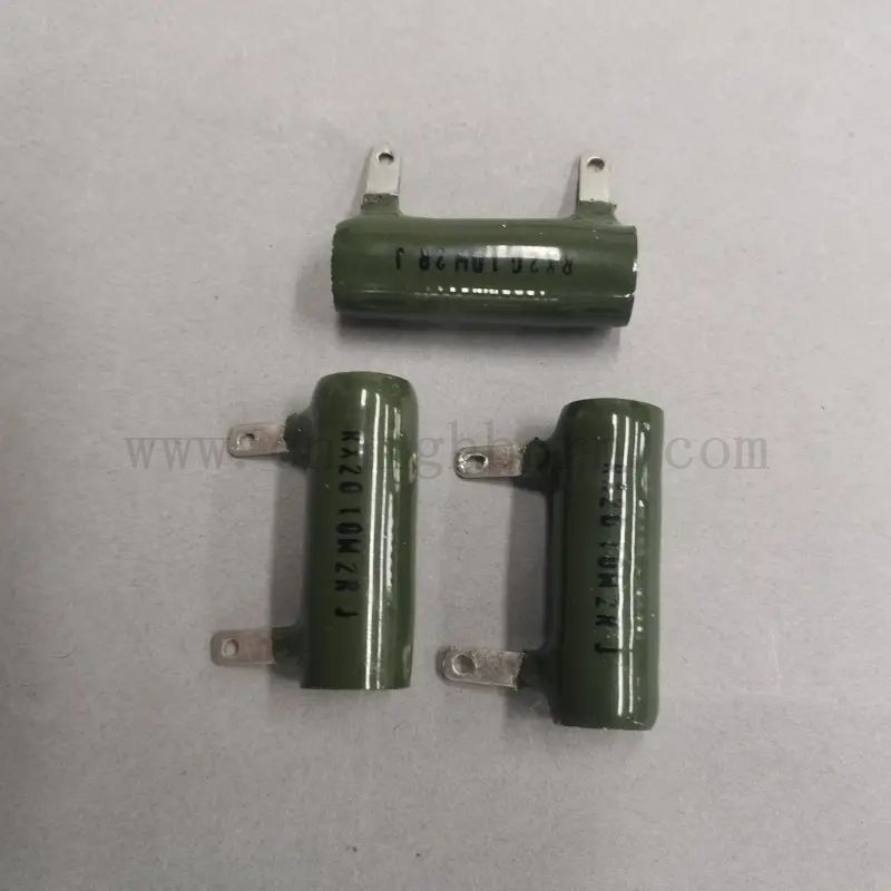 RX20 10W Résistations de précision non inductives Résistance des séries de films épaisses