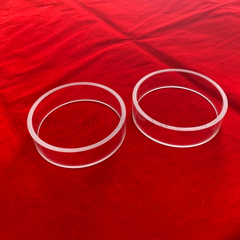 Bride de base d'isolation en verre de silice à fusion à fusion pour l'industrie 