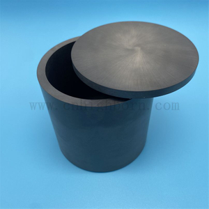 Pot de broyeur à boulets de meulage en céramique de nitrure de silicium de creuset en céramique de haute résistance Si3N4