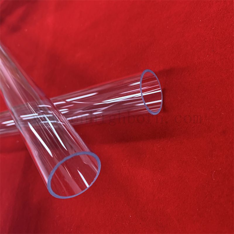 Fabricant de résistance à la chaleur Personnaliser le tube en verre de quartz UV-stop