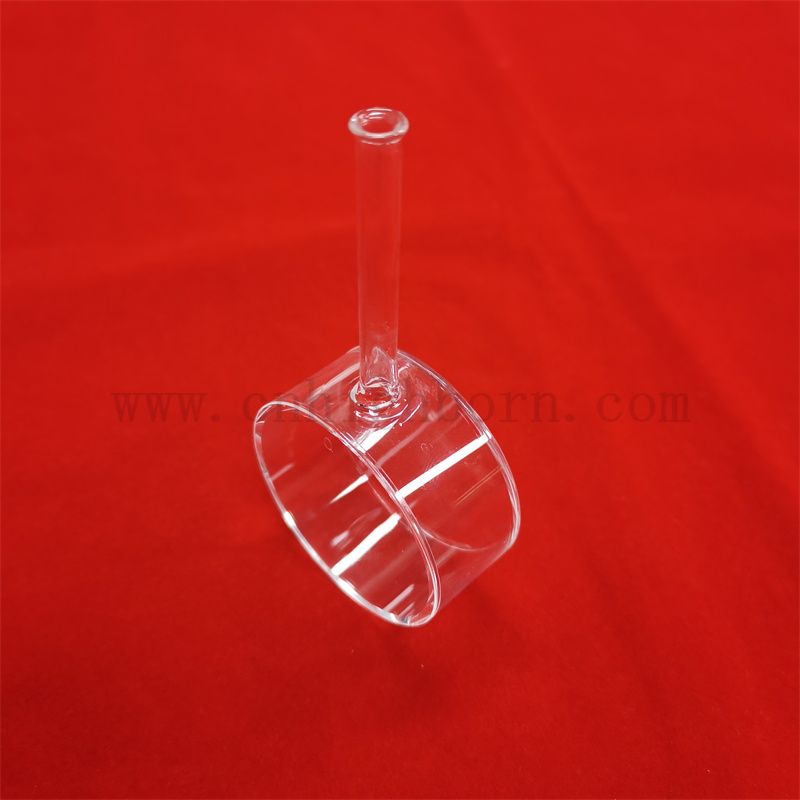 Cles de flux de verre optique transparent personnalisés courte longueur de trajectoire avec tube de remplissage UV CUVETTES CUVETZ