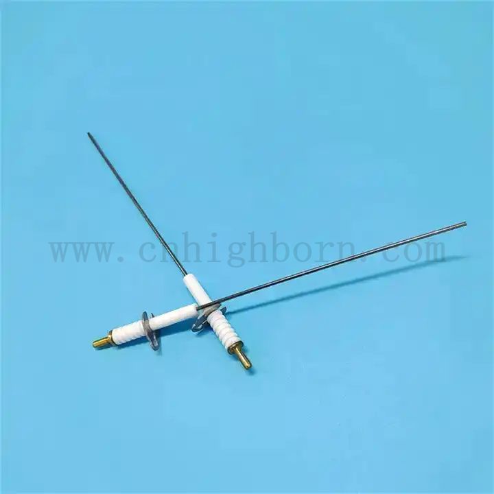 Chauffement d'eau d'électrode en céramique en alumine glacée à 95%.